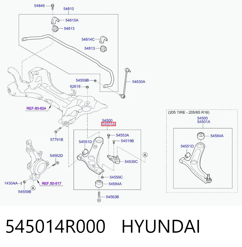 545014R000 Hyundai/Kia