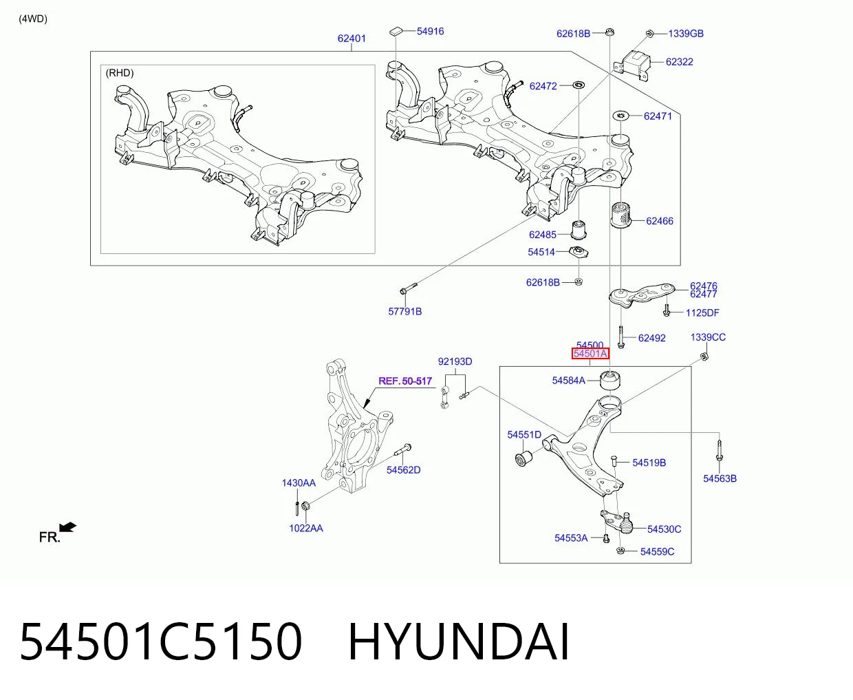 54501C5150 Hyundai/Kia