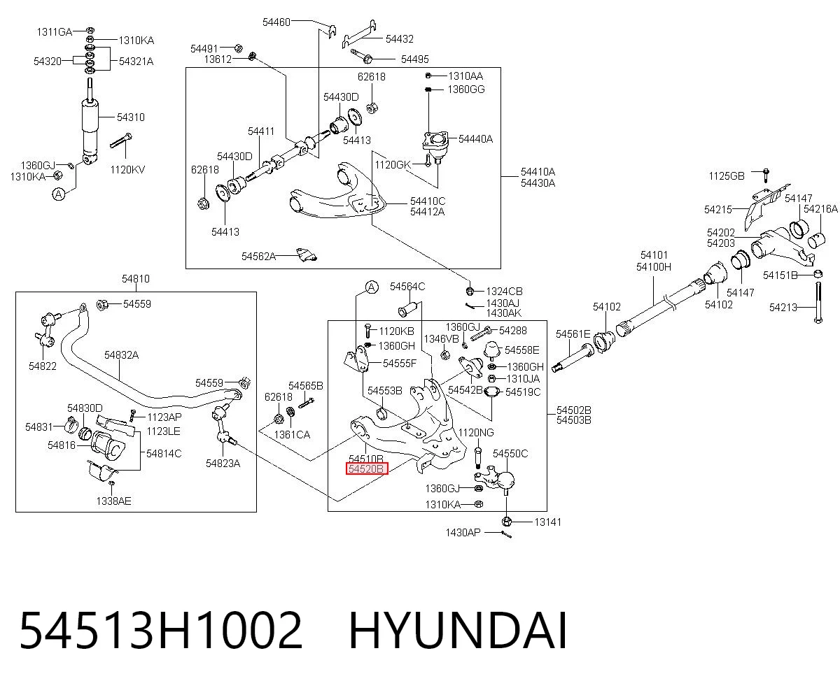54513H1002 Hyundai/Kia
