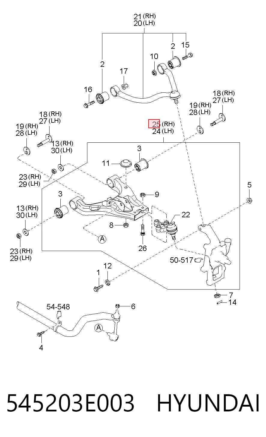 545203E003 Hyundai/Kia