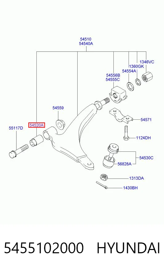 5455102000 Hyundai/Kia