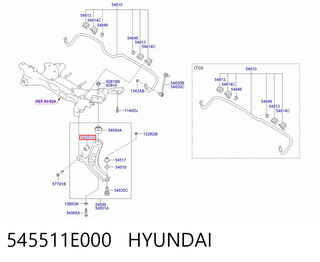545511E000 Hyundai/Kia
