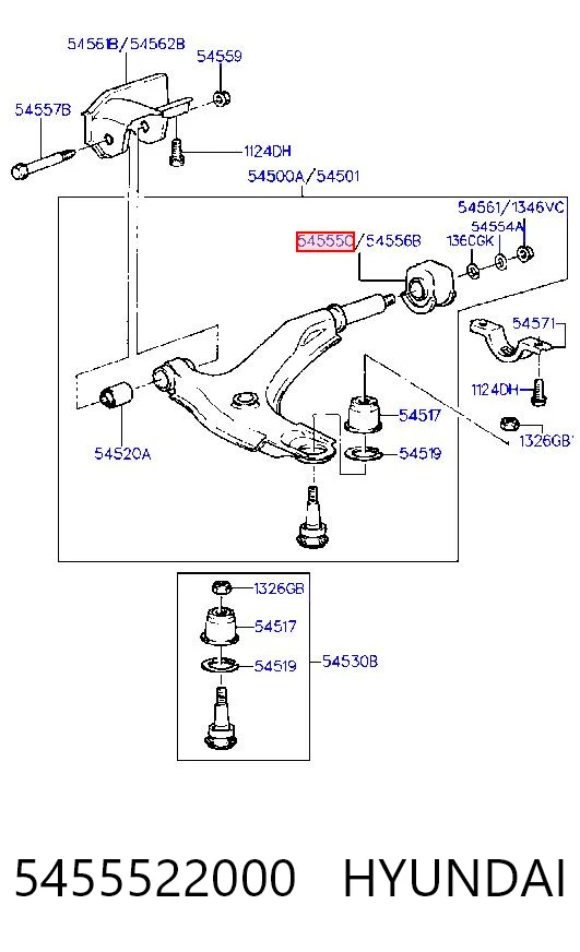 Silentblock suspension Geely CK II ()
