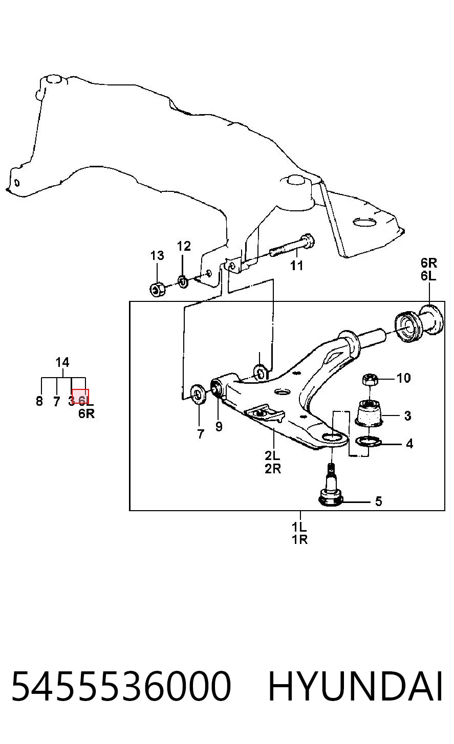 5455536000 Hyundai/Kia