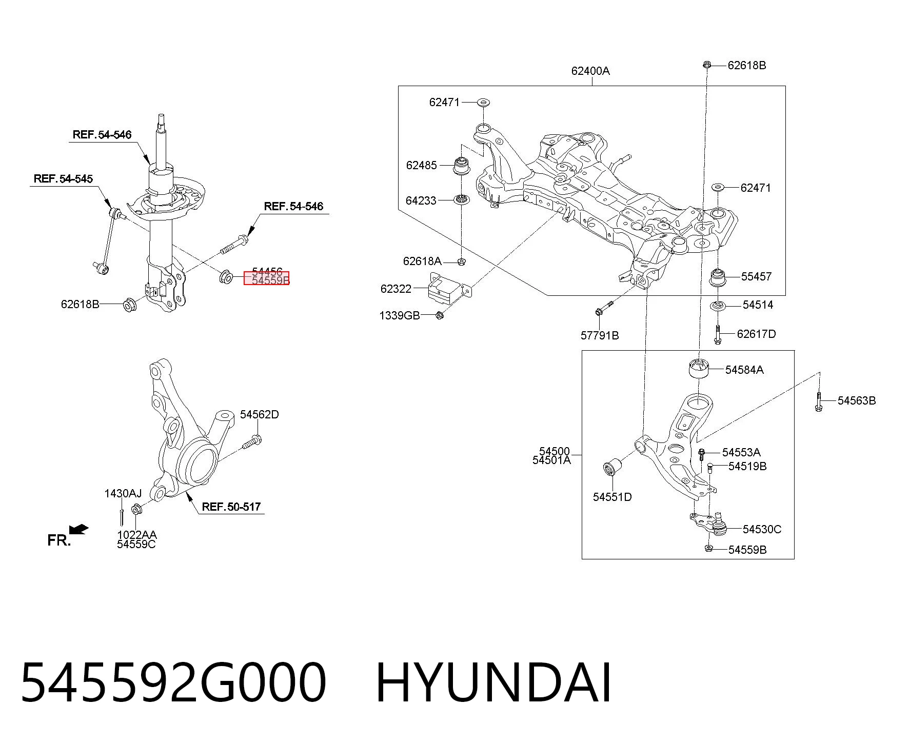 545592G000 Hyundai/Kia