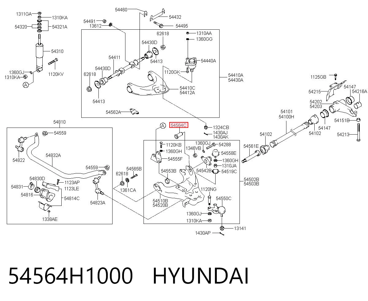 54564H1000 Hyundai/Kia