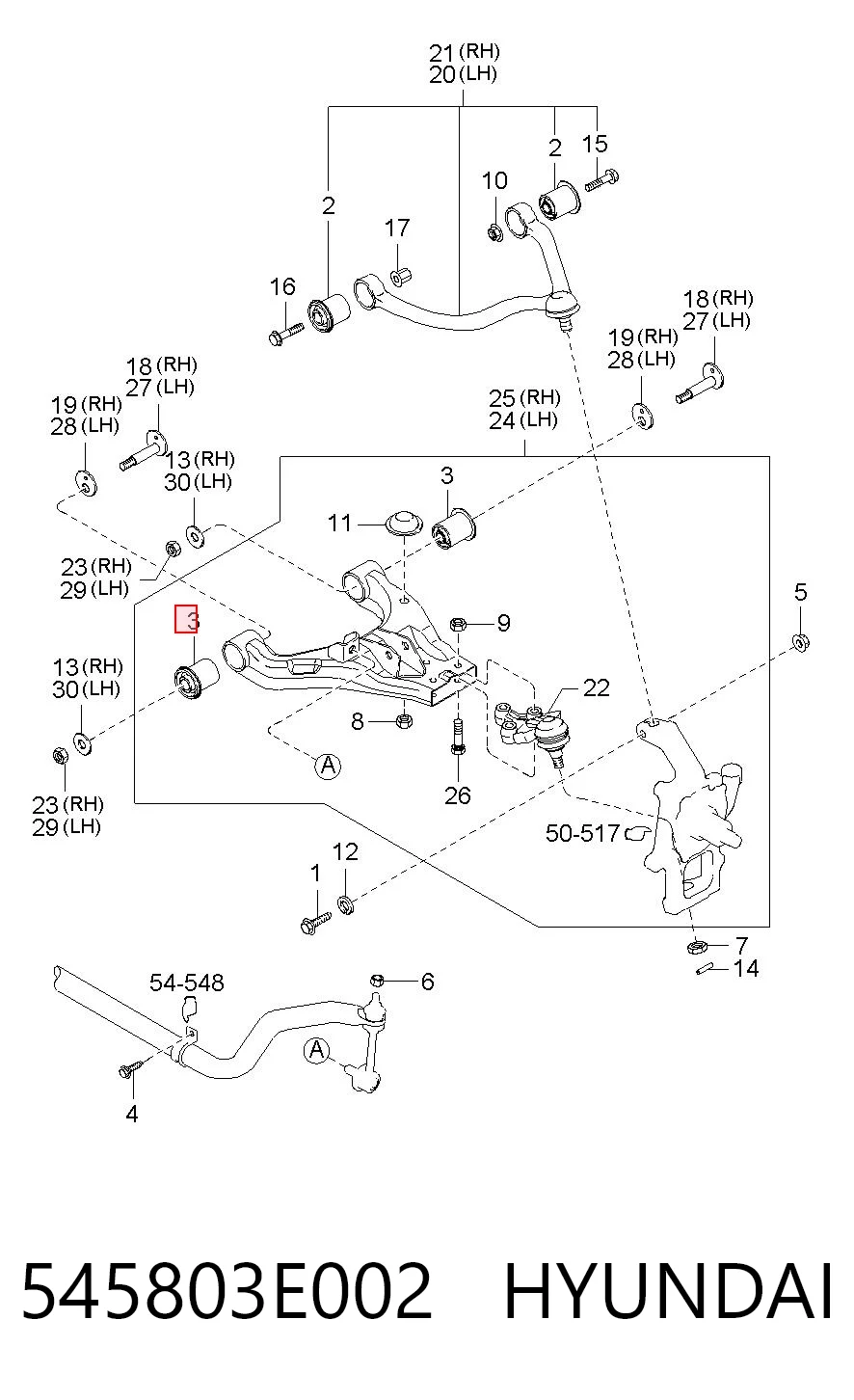 545803E002 Hyundai/Kia