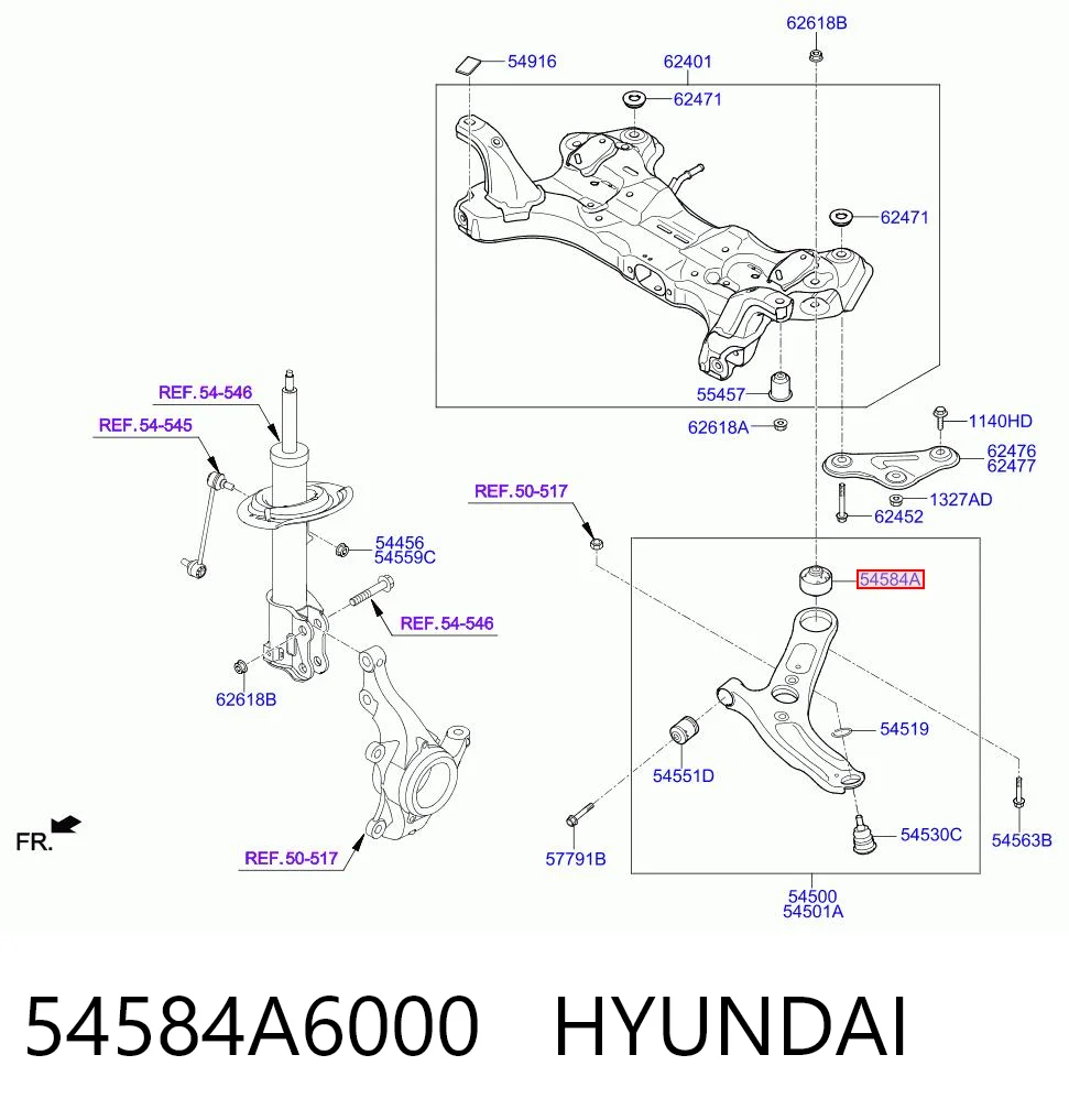 54584A6000 Hyundai/Kia