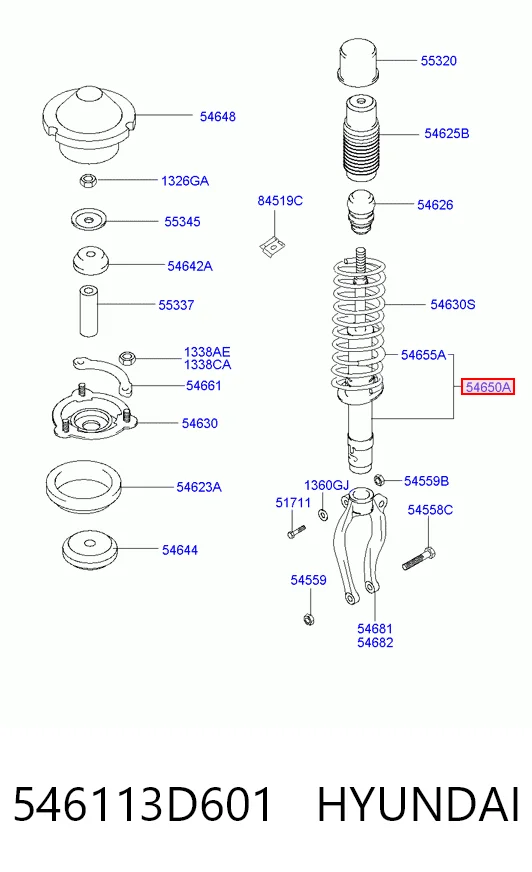 546113D601 Hyundai/Kia