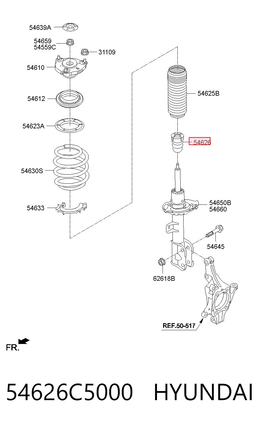 54626C5000 Hyundai/Kia