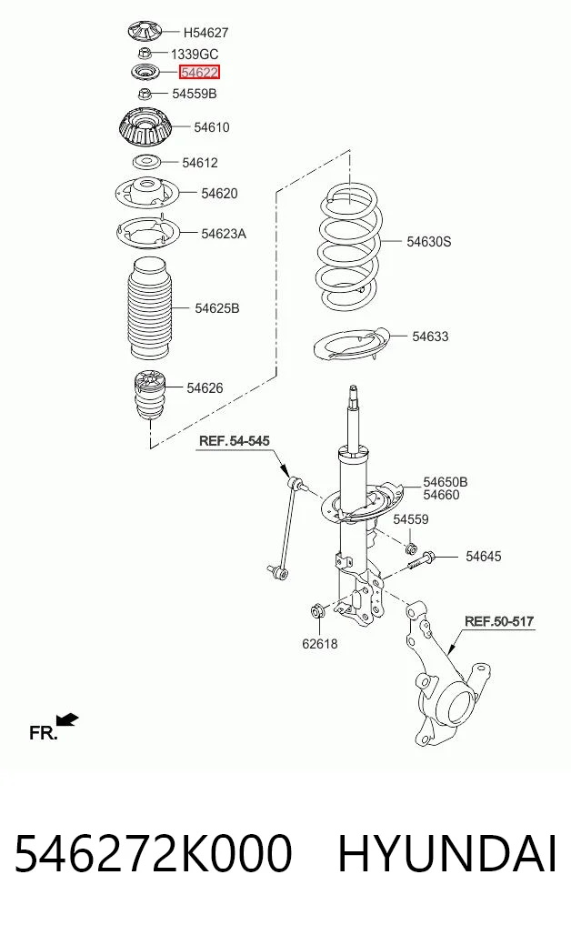 546272K000 Hyundai/Kia