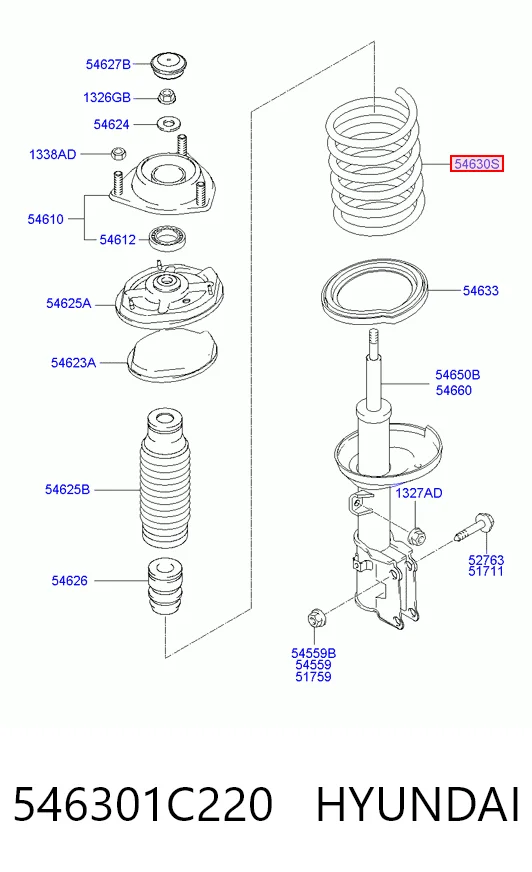 Comprar Muelles delantero Getz  TB