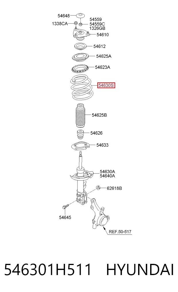 546301H511 Hyundai/Kia