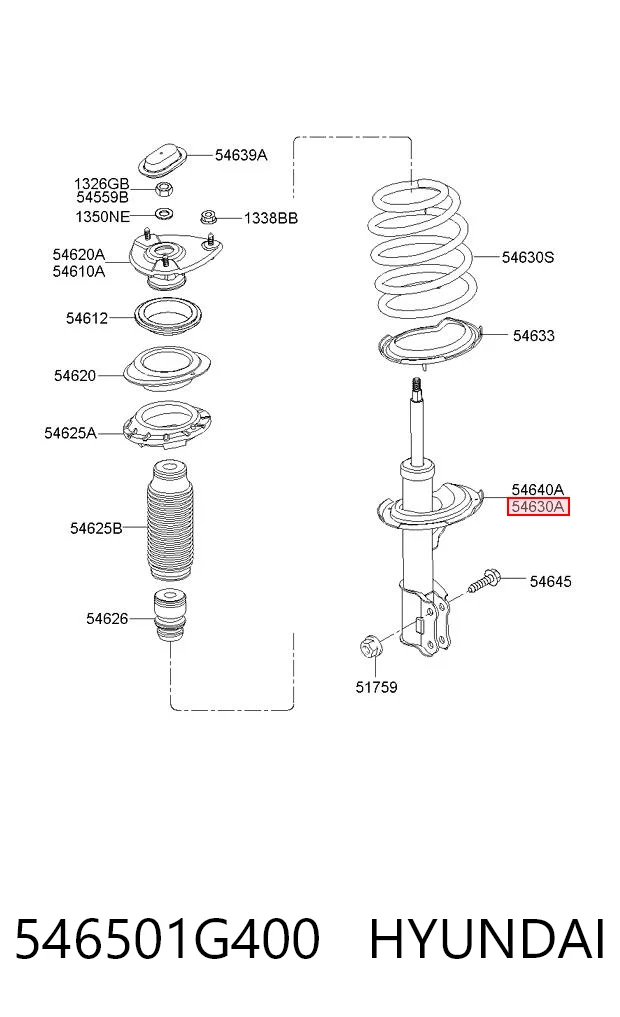546501G400 Hyundai/Kia