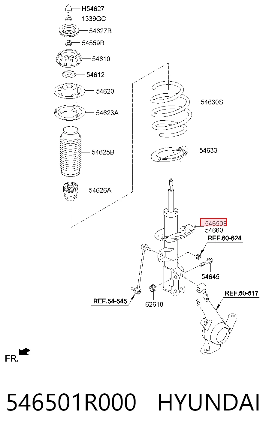 546501R000 Hyundai/Kia