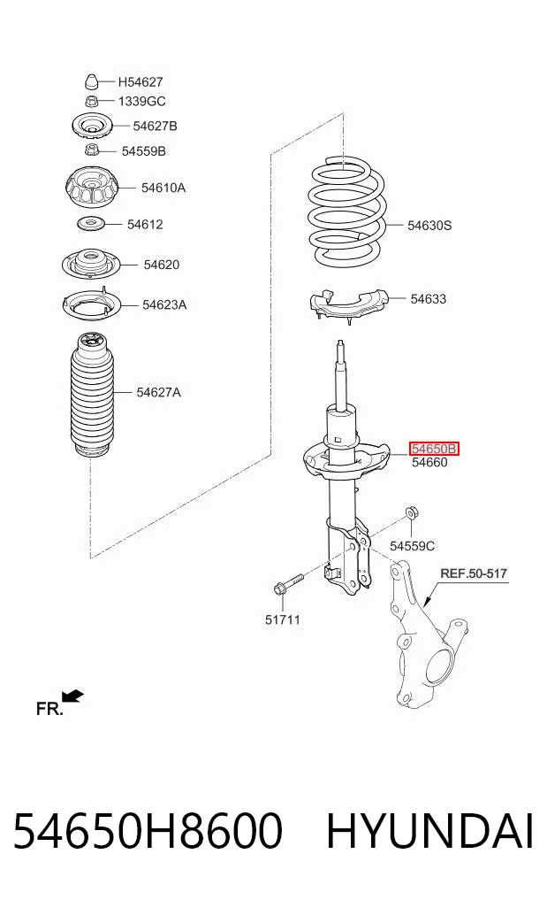 54650H8600 Hyundai/Kia