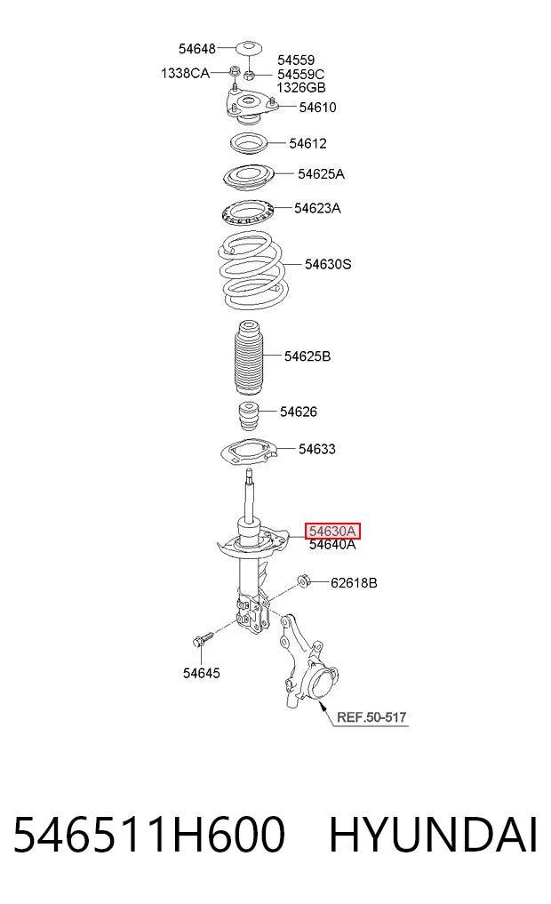 546511H600 Hyundai/Kia