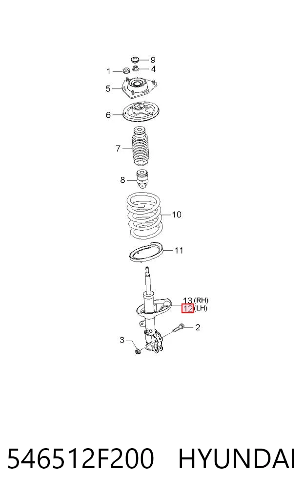 546512F200 Hyundai/Kia