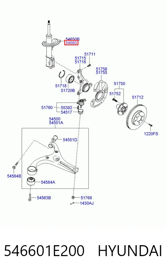 546601E200 Hyundai/Kia