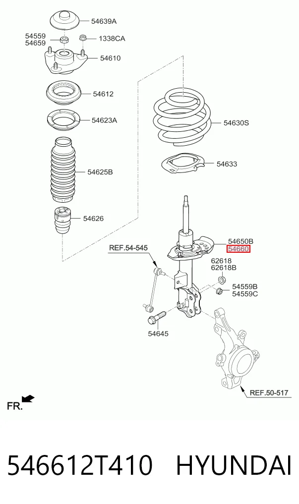 546612T410 Hyundai/Kia