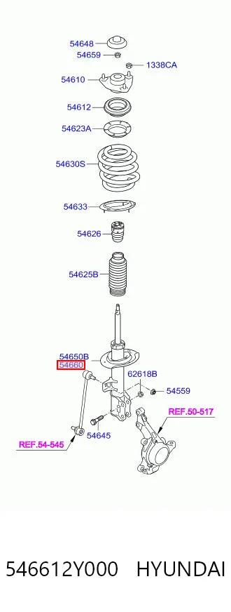 546612Y000 Hyundai/Kia