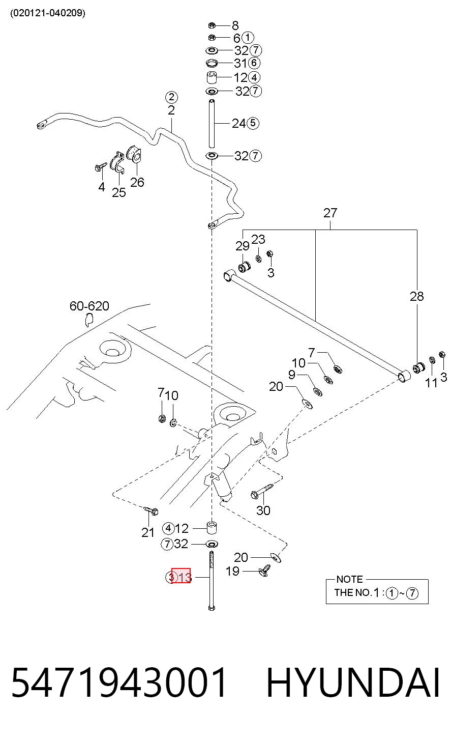 5471943001 Hyundai/Kia