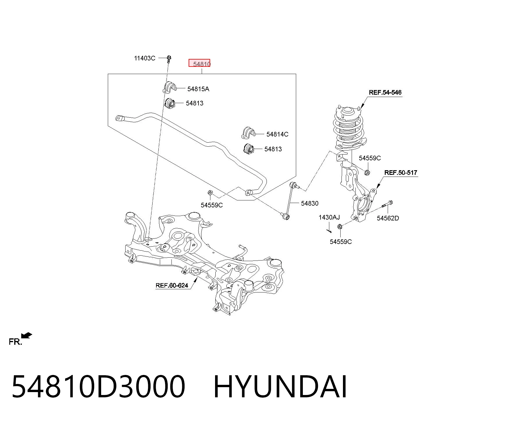 54810D3000 Hyundai/Kia