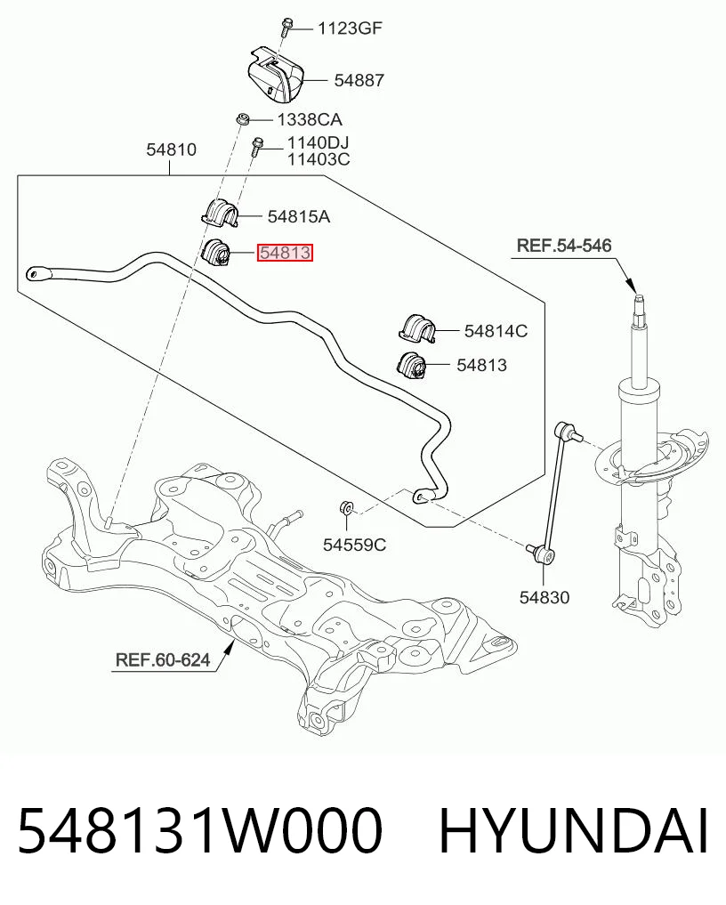 548131W000 Hyundai/Kia