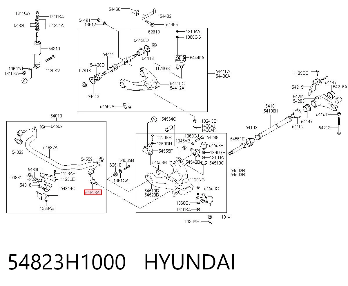 54823H1000 Hyundai/Kia