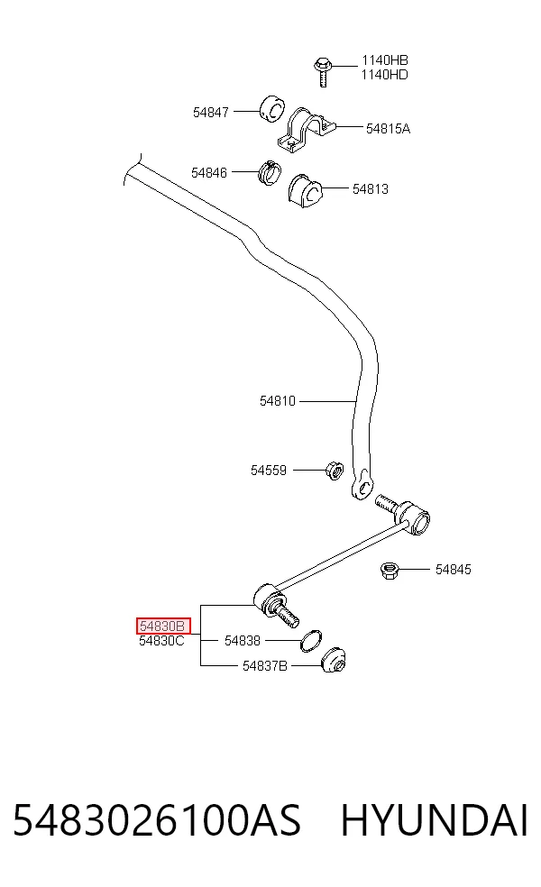 5483026100AS Hyundai/Kia