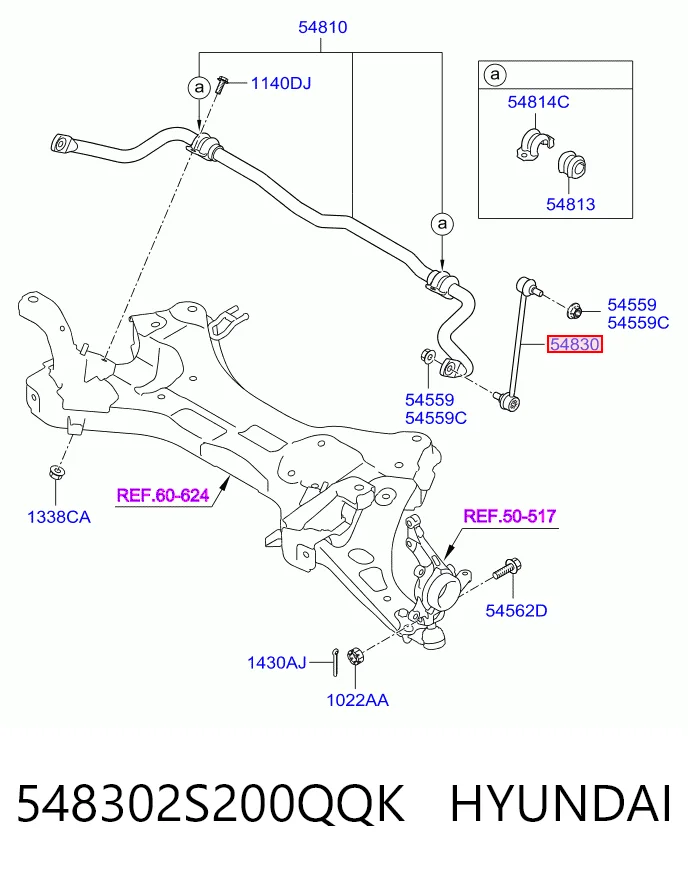Soporte de la barra estabilizadora delantera Hyundai Ix35  desde 15,19 €