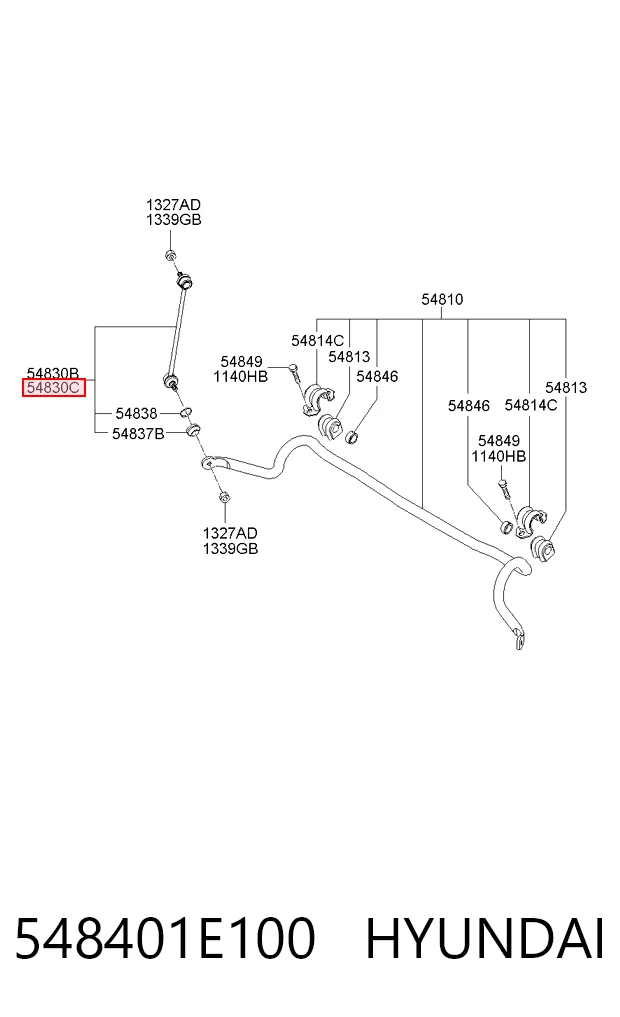 548401E100 Hyundai/Kia