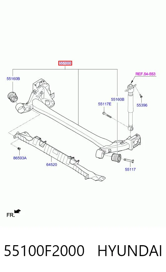 55100F2000 Hyundai/Kia