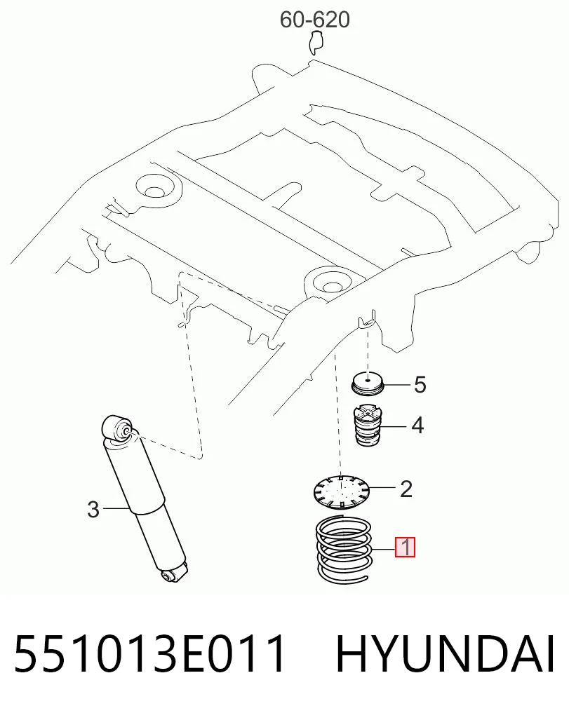 551013E011 Hyundai/Kia