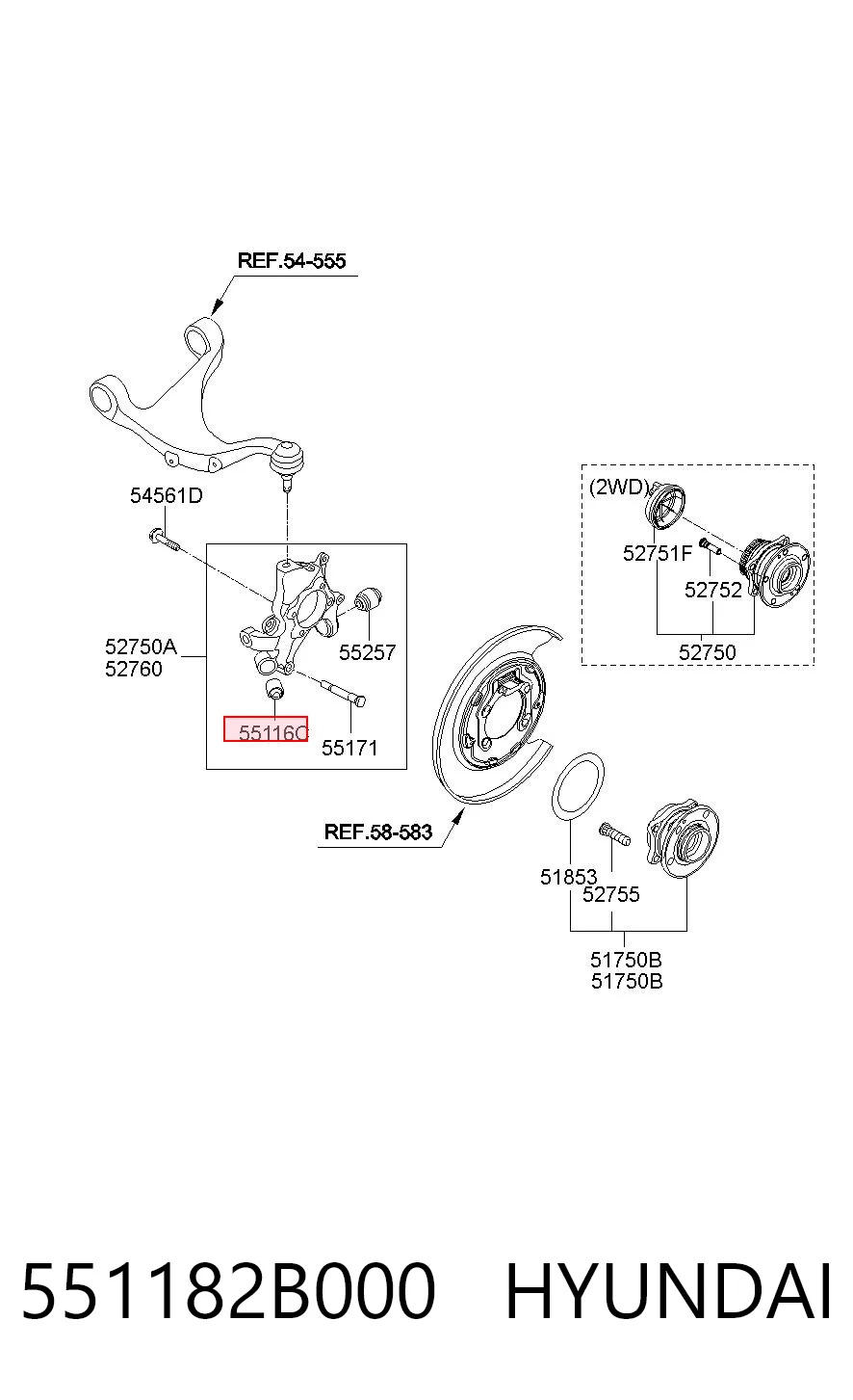 551182B000 Hyundai/Kia