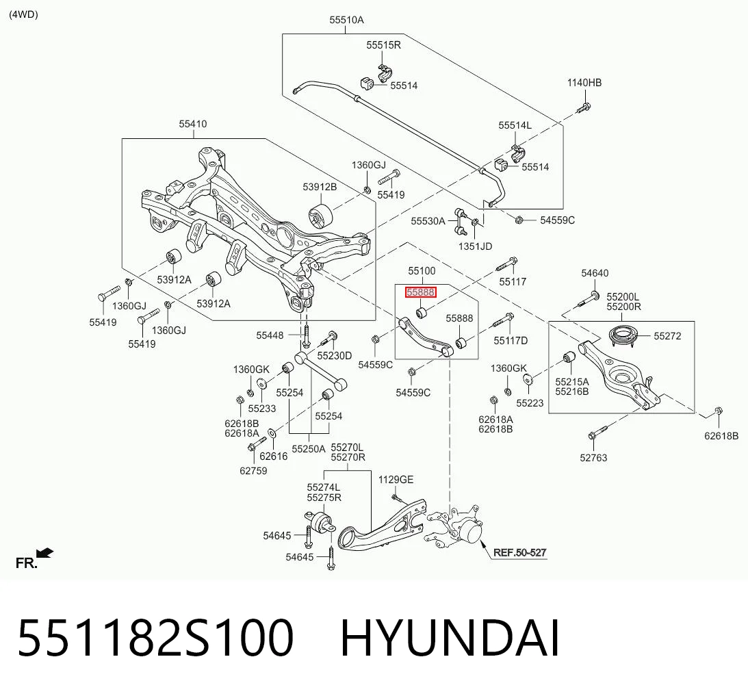 551182S100 Hyundai/Kia