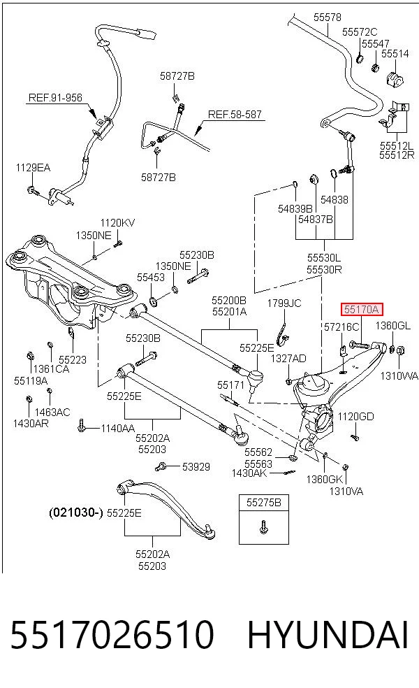 5517026510 Hyundai/Kia