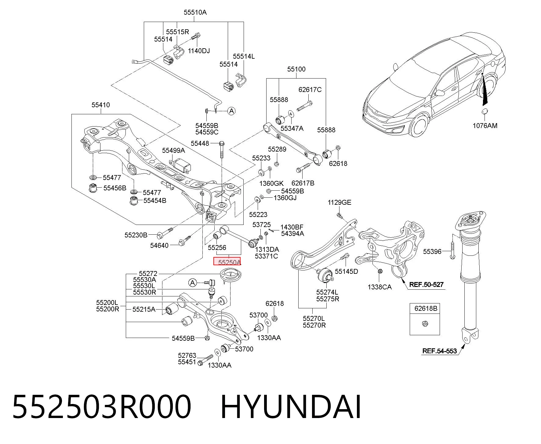 552503R000 Hyundai/Kia