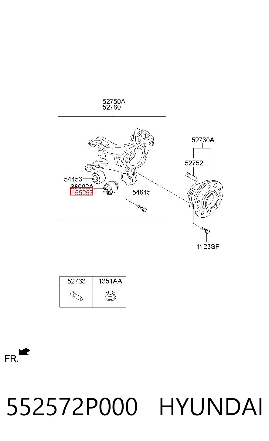552572P000 Hyundai/Kia
