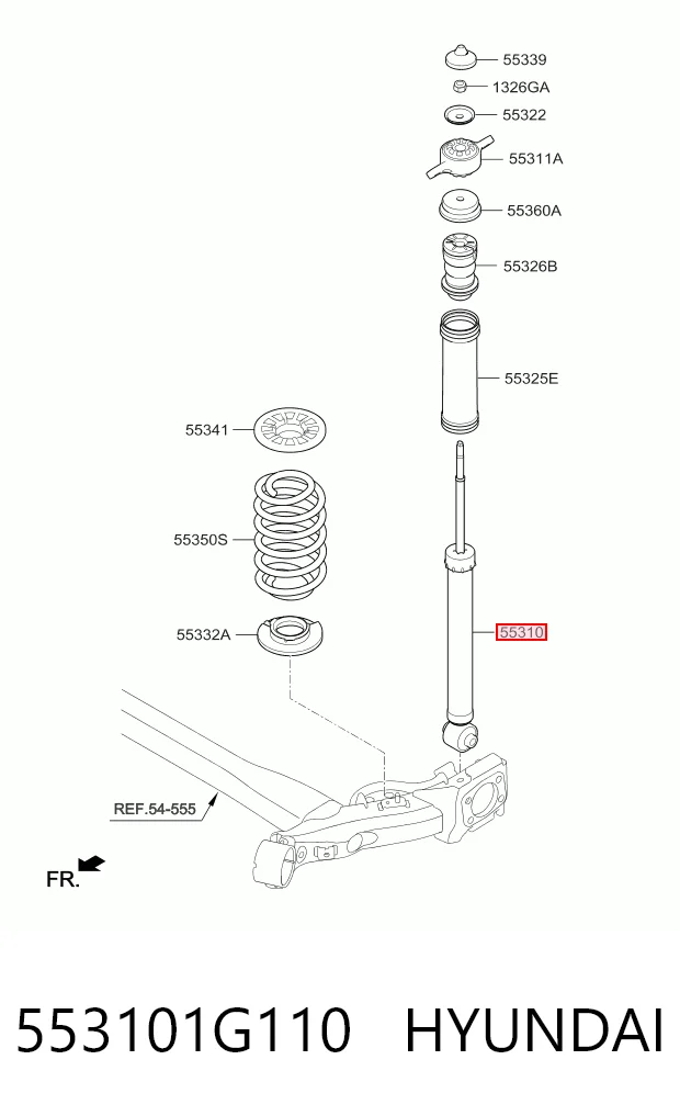 553101G110 Hyundai/Kia