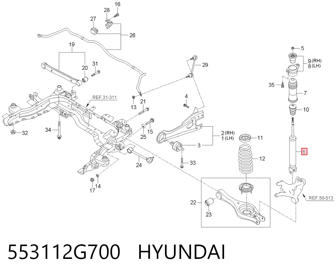 553112G700 Hyundai/Kia