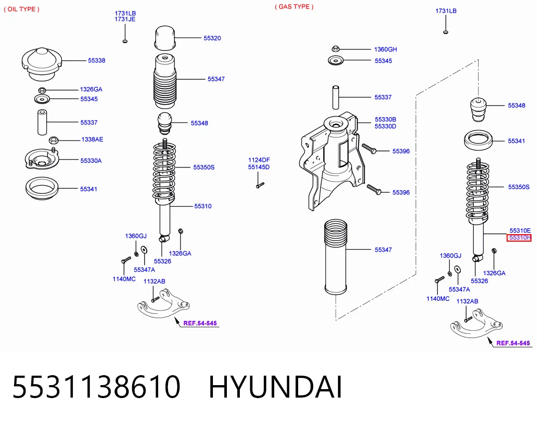 5531138610 Hyundai/Kia