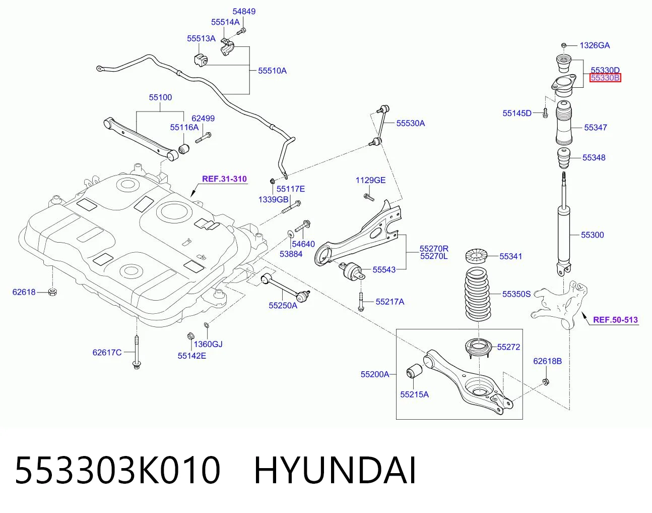 553303K010 Hyundai/Kia