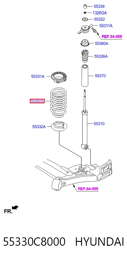 Comprar Muelle de eje trasero I20  IB, GB