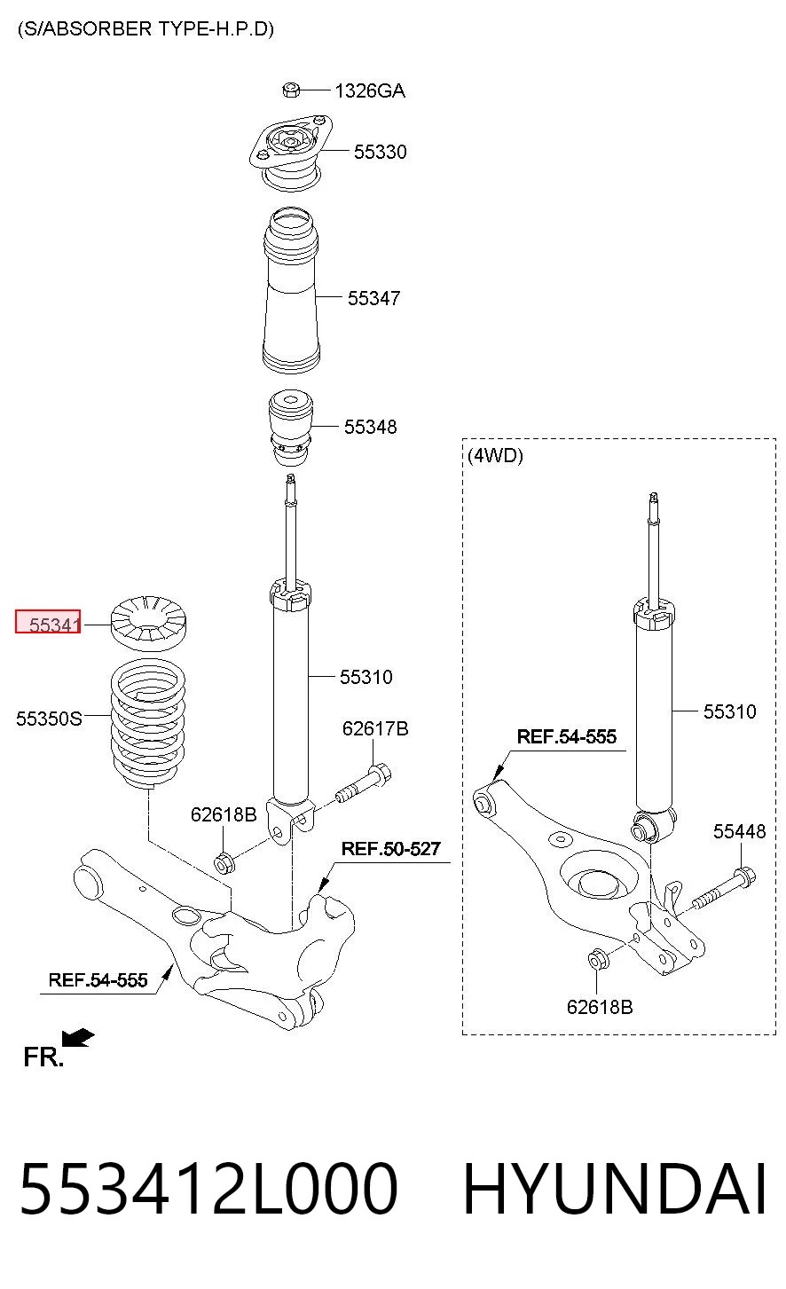 553412L000 Hyundai/Kia