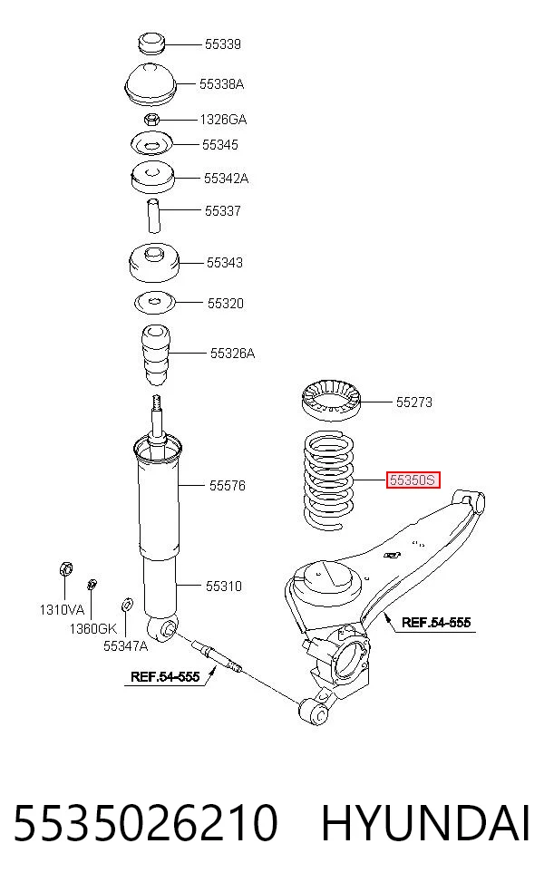 Comprar C6H62002 OBK Muelle de eje trasero