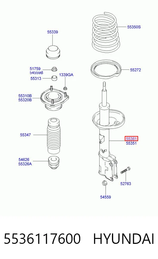 5536117600 Hyundai/Kia
