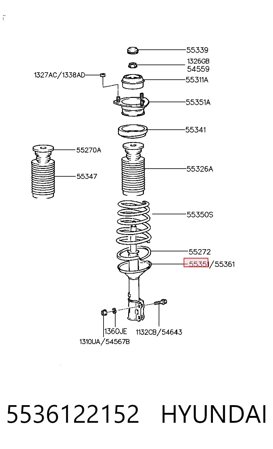 5536122152 Hyundai/Kia