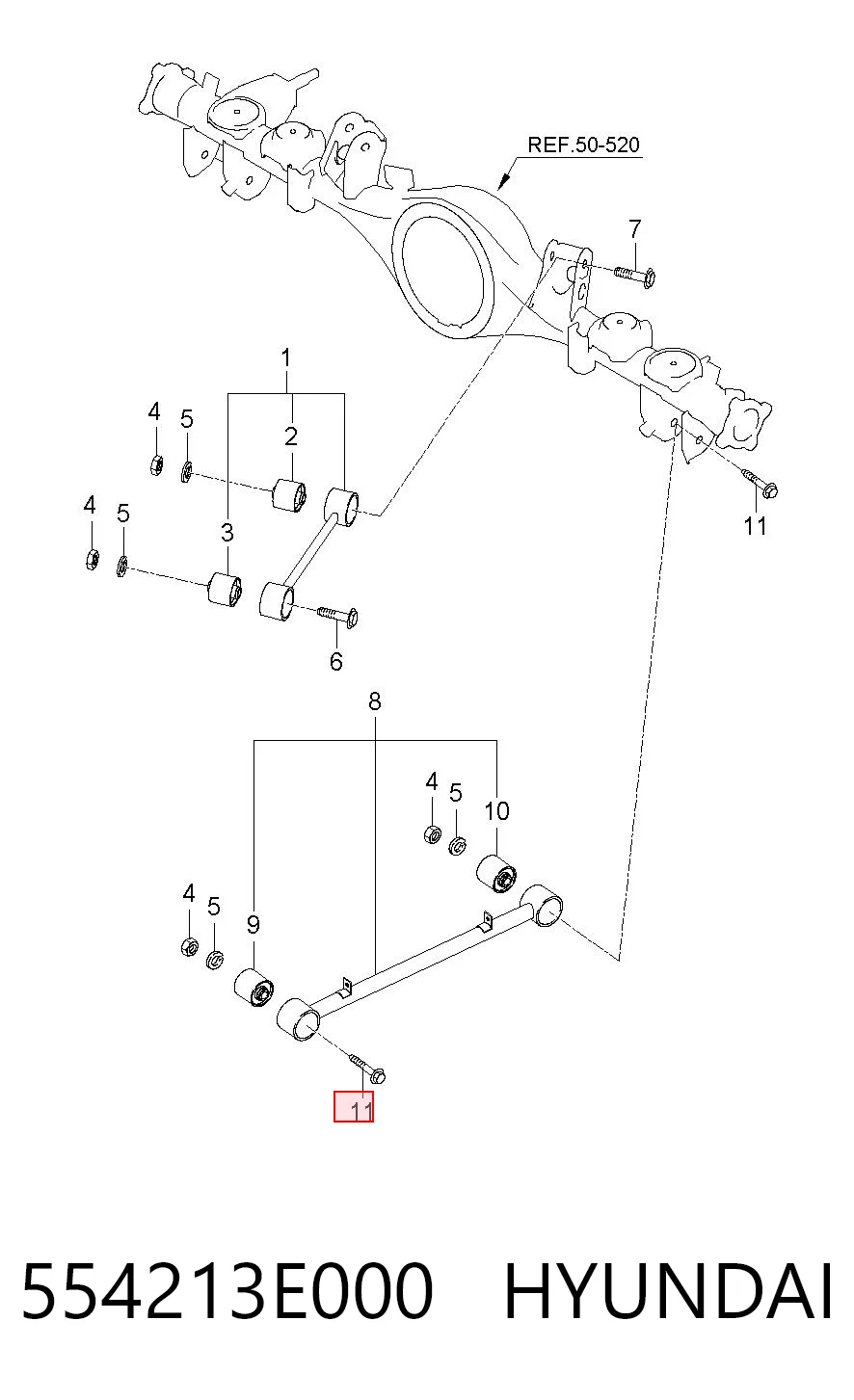 554213E000 Hyundai/Kia 