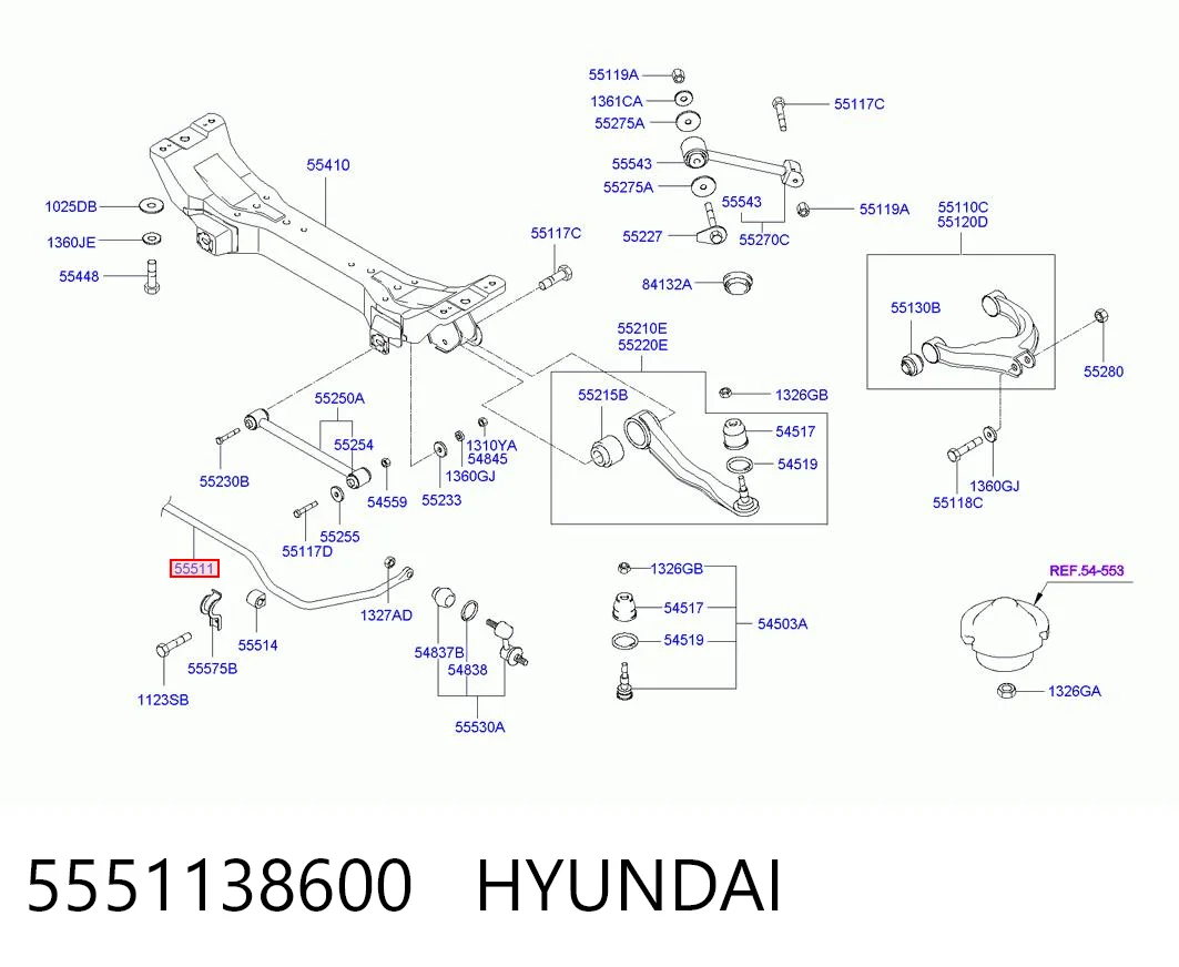 Comprar Estabilizador trasero Hyundai Sonata  EU4 a bajo precio